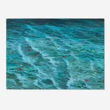 Tewodros Hagos, Untitled, 2020, acrylic on canvas