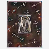 Zach Harris, Mounic Rasta Ray, 2011-13, water-based paint and spray paint on wood assemblage
