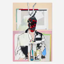 Michael Bevilacqua, Self Portrait S2, 2005, acrylic on linen