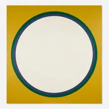 John Stephan, Untitled (Disc), 1969, acrylic on canvas