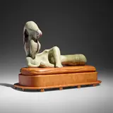 Paul Noble, twenty one, 2007, glazed ceramic, pear wood