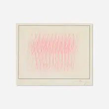 Robert Mallary, Untitled (from the Scribble Series), c. 1975, computer plotter drawing in ink on paper