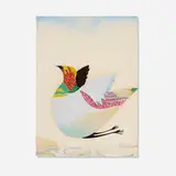 Benny Andrews, Easter Hen, 1990, mixed media collage on paper