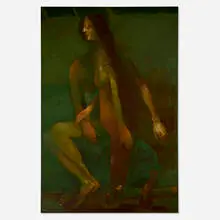 Jesse Chapman, Johnny Milton (The Idiots), 2011, oil on canvas