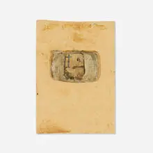 João Jacinto, Untitled, 1992, mixed media on glass