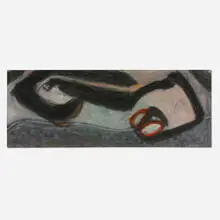 Kumi Sugai, Untitled, 1961, oil on canvas