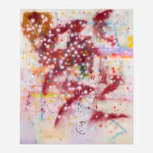Sebastian Helling, Untitled, 2016, oil and spray paint on canvas