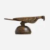 African, Bird headcrest, carved wood