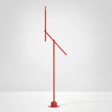 Mario Arnaboldi, Mira floor lamp, 1983, enameled aluminum and steel, plastic