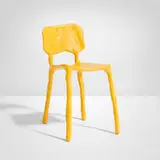 Maarten Baas, Clay child's chair, 2007, enameled synthetic clay over metal frame