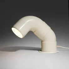 Cini Boeri, Table lamp, model 602, 1968, lacquered plastic and aluminum