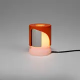 Joe Colombo, Table lamp, model KD24, 1968, plastic, chrome-plated steel