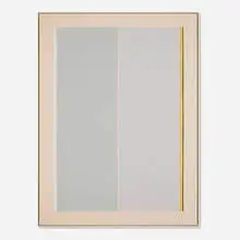 Homage to Newman by Gene Davis, 1979, acrylic on canvas, sold Oct 2025