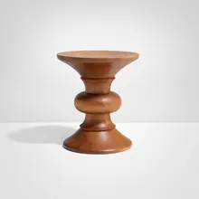 Charles and Ray Eames, Early Time Life stool, 1960, walnut