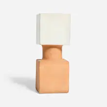 Bruno Gambone, Vase, c. 1970, partially glazed stoneware