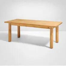 Table from Méribel by Rene Martin, c. 1950, pine, sold Oct 2025