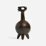 Leza McVey, Stoppered bottle, c. 1960, glazed stoneware