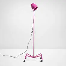 Verner Panton, Panto Beam floor lamp, 1998, enameled steel, chrome-plated metal