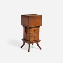 Folk Art, Miniature cabinet, mahogany