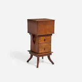 Folk Art, Miniature cabinet, mahogany