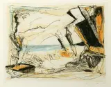 Bryan Hunt, Quarry at Tuy, 1988, Color etching