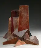 Bruce Beasley, Untitled, MESA, polychromed bronze