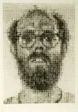 Chuck Close, Self-Portrait, Spit bite etching