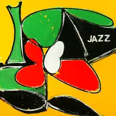 Untitled by George Condo, JAZZ FORMS, acrylic on canvas, sold May 2004