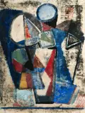 Hubert Berke, Abstraction in Blue