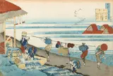Katsushika Hokusai, Untitled, DAINAGON TSUNENOBU, color woodcut from the series "Hyakurun Ishu uba go etoki