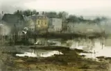 Philip Jamison, Main Street, Watercolor on paper