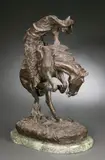 Frederick S. Remington, The Rattlesnake, Bronze - Height: 21 7/8 in