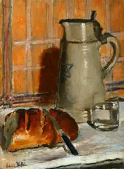 Ludovic Vallée, Still Life, Oil on board