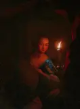 Godfried Schalcken, Woman Reading a Letter by Candlelight, Oil on canvas