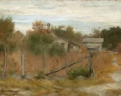 Thomas Cromwell Corner, Summer Landscape, Oil on canvas