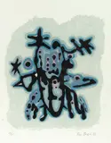 Alain Pauzié, Abstraction, Color serigraph