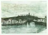 Bernard Gantner, Borde de la Rance, Color lithograph 127/185