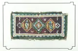 Bruce Weinberg, Russet Rug, Pressed color lithograph