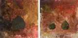 Kempton, Leaves, Mixed media on paper. (Pair)