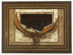 First Dynasty by J.B. Thompson, Mixed media on paper, offered Jul 2004