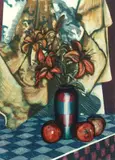 Sikora, Margi'S Pot, Pastel on paper