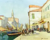 Knut Norman, Oljemalning, Oil on board
