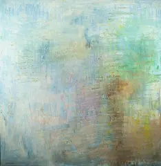 William Fletcher Jones, Sunrise in the Water, Oil on canvas
