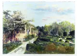 Starlie Sokol-Hohne, Governor'S Garden, Mixed media on paper