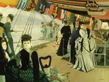 R. Corens After James Tissot, The Ball on the Shipboard, Oil on canvas