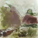 Mary Ann Harman, Wind Rock, Acrylic on canvas