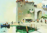 John C. R. D'Oyly, St, Oil on canvas