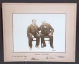 Untitled by Thomas A. Edison and Miller Hutchinson, Autographed black and white photograph, sold Jul 2004