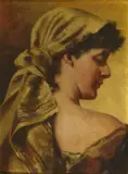 Bronwen Roberts, Woman in Golden Cloth