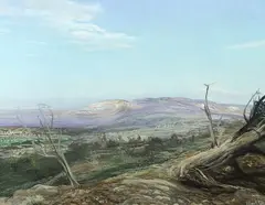 Robert Hamblen, The Landmark, Oil on board